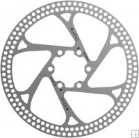 Aztec Stainless Steel Fixed Disc Rotor 6 Bolt With Circular Cut