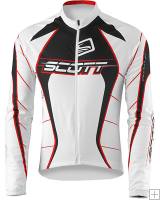 Scott RC Pro Longsleeve Jersey (White / Chinese Red)
