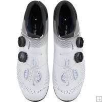 Shimano RC702 White Wide Fitting Road Shoes