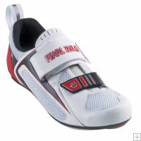 Pearl Izumi Tri Fly III Carbon Shoes White / Red