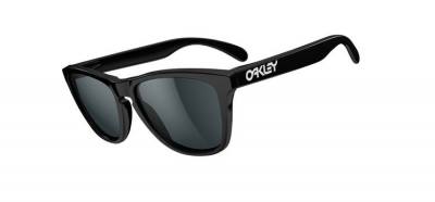 Oakley Frogskins Polished Black Grey Lens