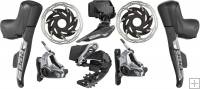 Sram Red eTAP Axs 2X D1 HRD FM Groupset Centrelock