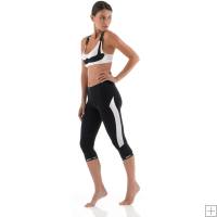 Santini Womens Fair 3/4 Knickers schwarz