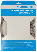 Shimano Road Brake Cable Set With PTFE Coated Inner Wire - High