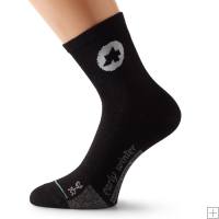 Assos S7 Early Winter Socks Black Volkanga