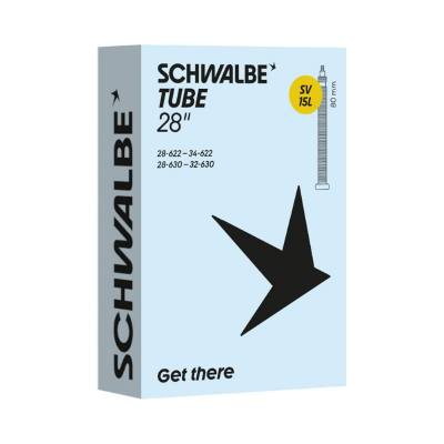 Schwalbe 700x28/34c Presta 80mm Tube