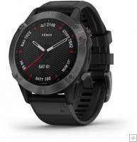 Garmin Fenix 6 Sapphire Carbon Grey DLC Black Band