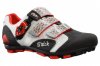 Fizik M5 Uomo Herren Mtb Schuhe schwarz silber rot
