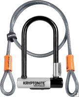 Kryptonite Kryptolok Mini U-Lock with 4FT Flex Cable Gold Secure