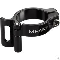 M Part Front Derailleur Clamp For Braze On Front Mech Black 28.6