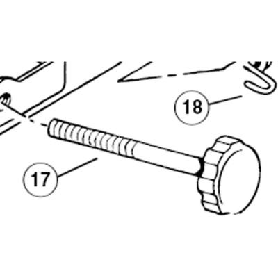 Park Tool: 217S - TS 2 / 6 stand knob and shaft