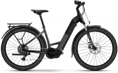 Haibike Trekking 3 Electric Bike Low Step Dark Silver Stardust