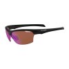 Tifosi Intense Sunglasses Matt Black AC Red Lens
