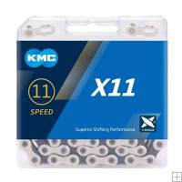 KMC X11 Silver/Black 11 Speed Chain 118L