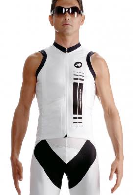 Assos NS Super Leggera Sleeveless Jersey White Panther