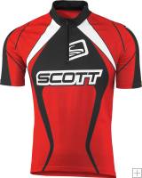 Scott Authentic Short Sleeve Jersey Red/Black Medium