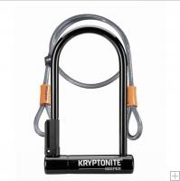 Kryptonite Kryptolok Keeper 12 U-Lock With 4 Foot Kryptoflex Cab