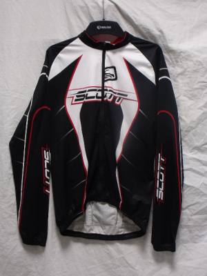 Scott RC Pro Longsleeve Jersey (Black / Chinese Red)