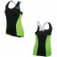 Pearl Izumi Womens Elite Tri Support Singlet Black / Green