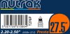 Nutrak 27.5 X 2.2-2.5 Presta Tube 650B