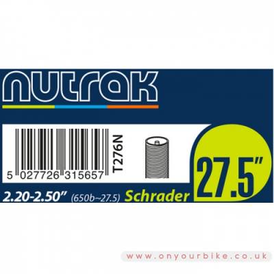 Nutrak 27.5 X 2.2-2.5 Schraeder Tube 650B