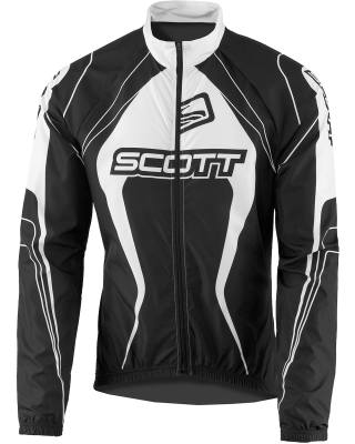 Scott Authentic Windbreaker Jacket Black/White