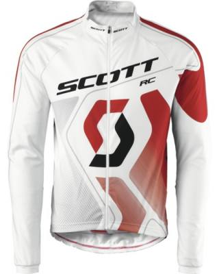 Scott RC Pro Long Sleeve Jersey White