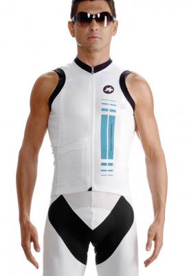 Assos NS Super Leggera Sleeveless Jersey Blue Calypso