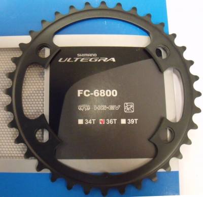 Shimano Ultegra 6800 Chainring 36 MB for 46-36T / 52-36T