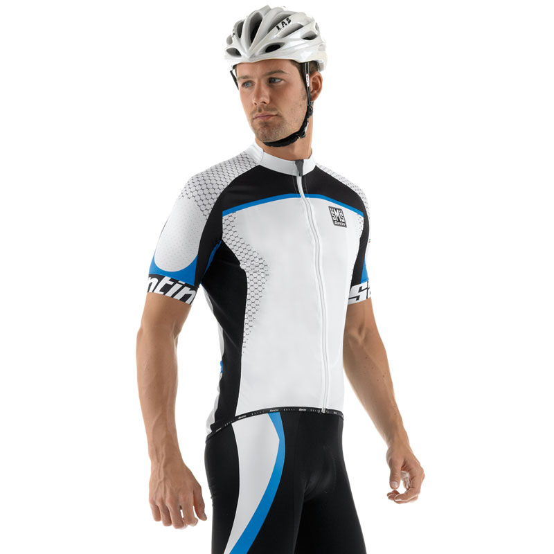 Santini Iro Short Sleeve Jersey weiß