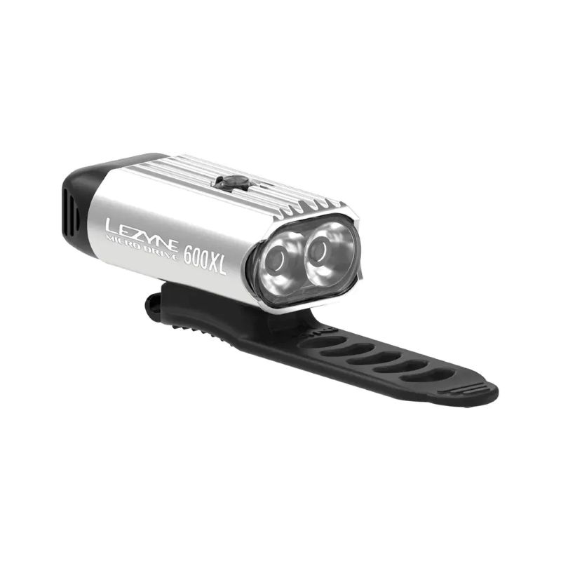 Lezyne Micro Drive 600XL LED Front Light Silver