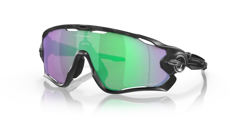 Oakley Jawbreaker Matte Black Camo Prizm Jade Sunglasses