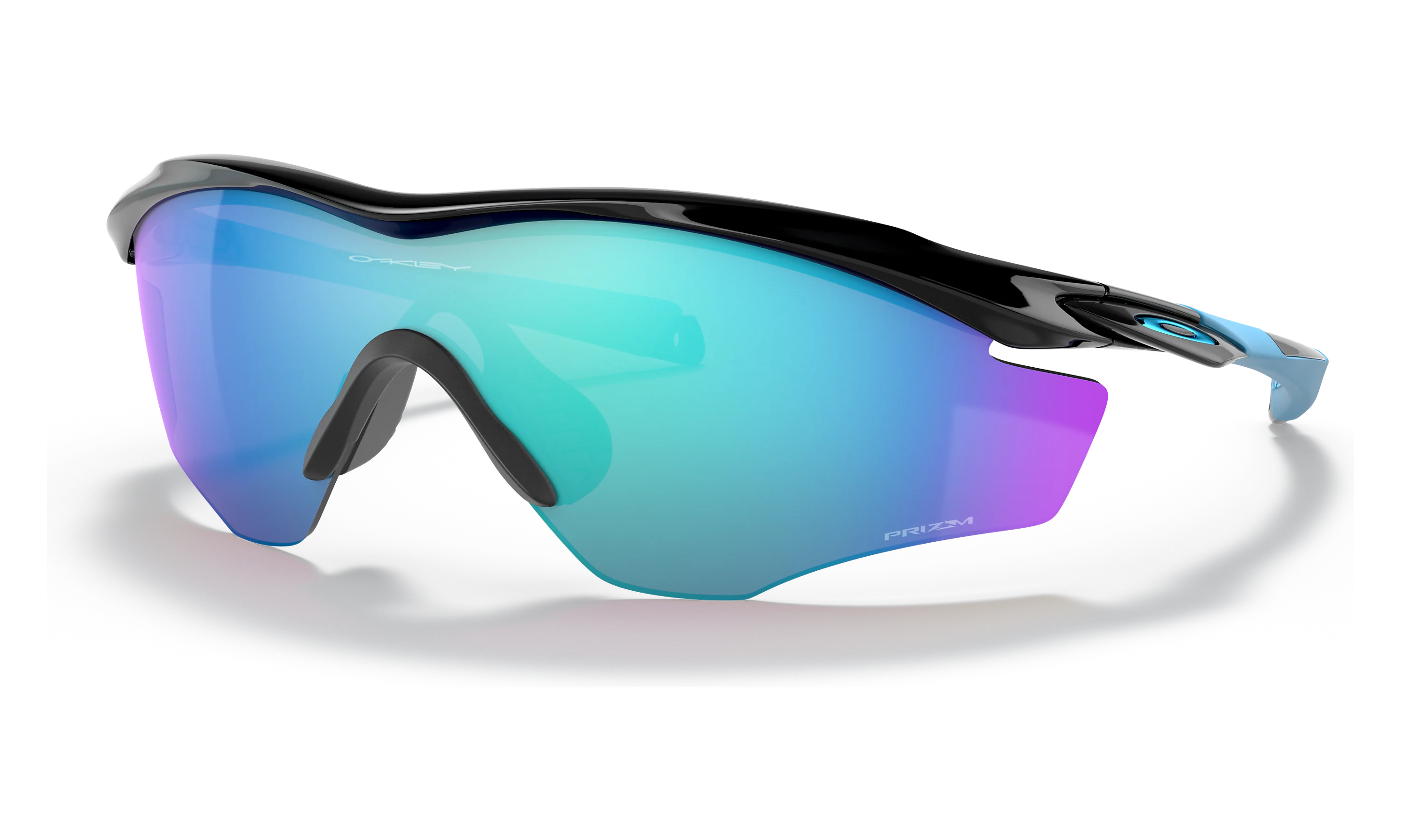 Oakley M2 XL Polished Black Prizm Sapphire Sunglasses