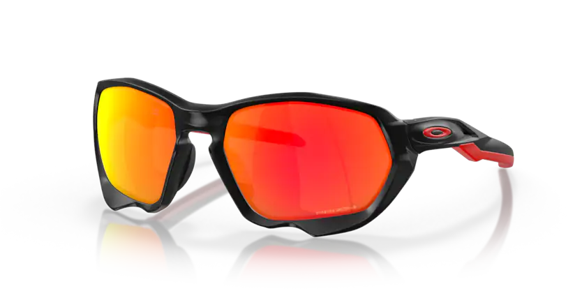 Oakley Plazma Matte Black Ink Prizm Ruby Sunglasses