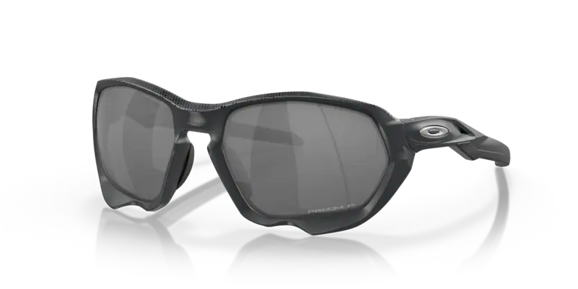 Oakley Plazma Hi Res Matte Carbon Black Polarized Sunglasses