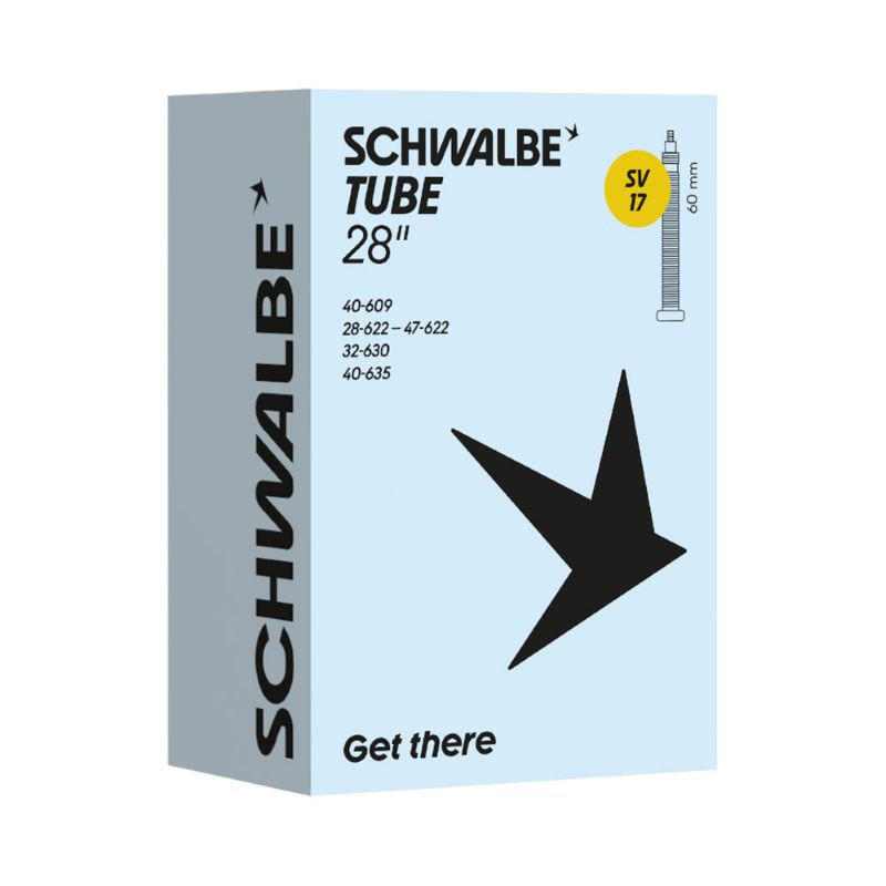 Schwalbe 700x28/47c Presta 60mm Tube