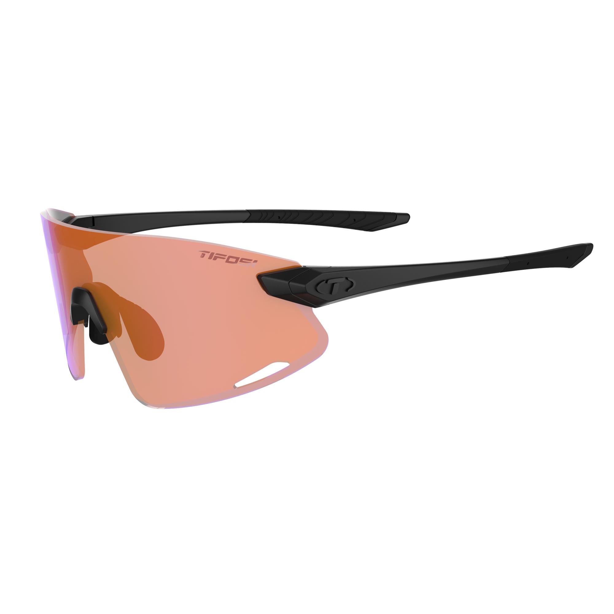Tifosi Vogel XC Sunglasses Blackout AC Red Lens