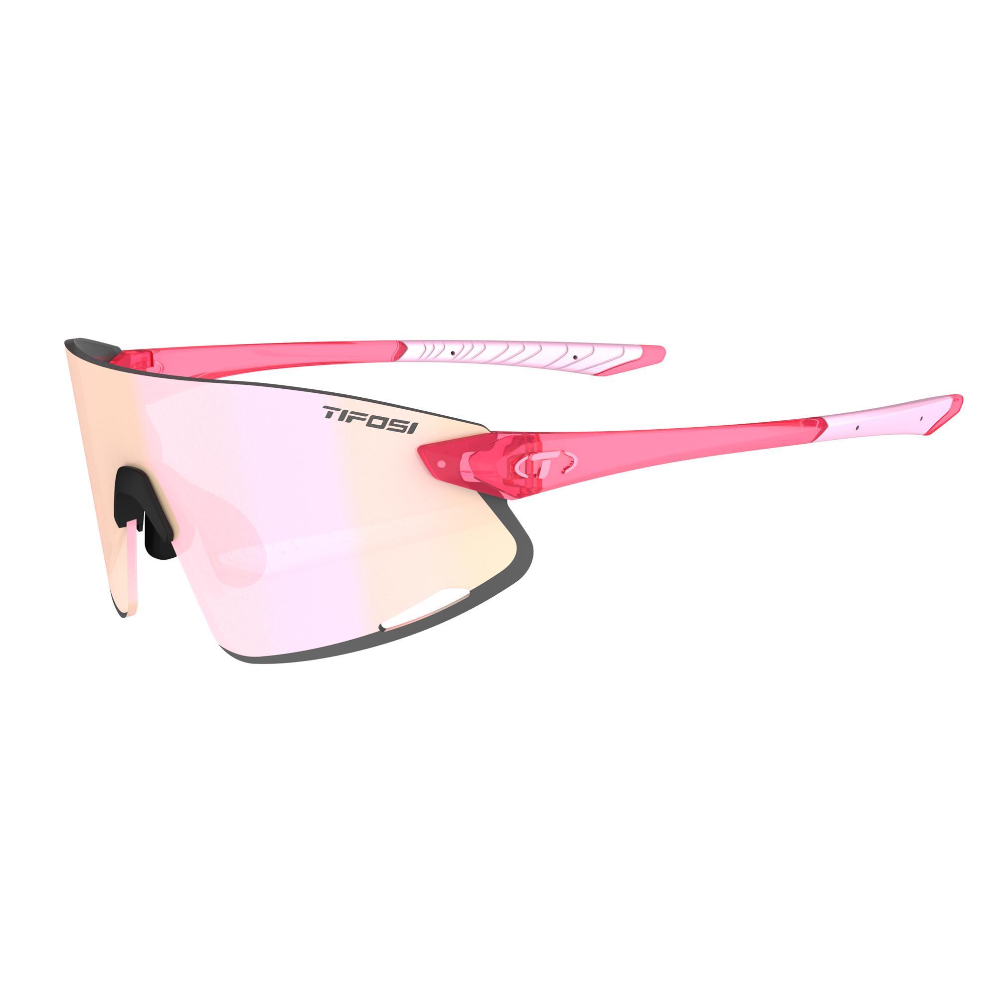 Tifosi Vogel XC Sunglasses Crystal Pink Pink Mirror