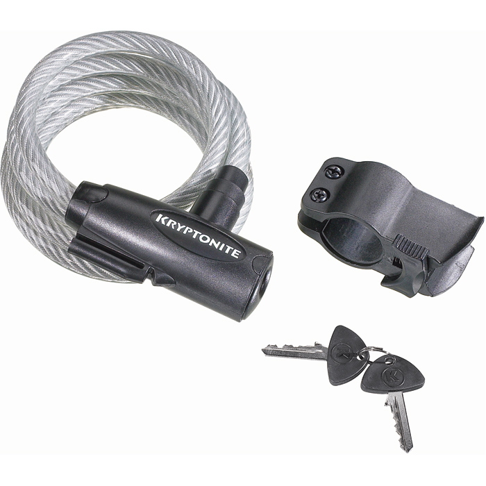 Kryptonite Keeper value key cable lock with bracket 10mm x 1...