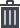 Delete this item from the cart by clicking this icon.